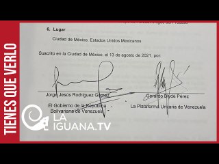 Esto es lo que dice el memorando que firmaron el gobierno y la oposición en México