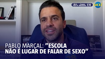 Pablo Marçal: "escola não é lugar pra falar de sexo"