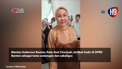 Ratu Atut Hadiri Pelantikan Anak Jadi Anggota DPRD Banten