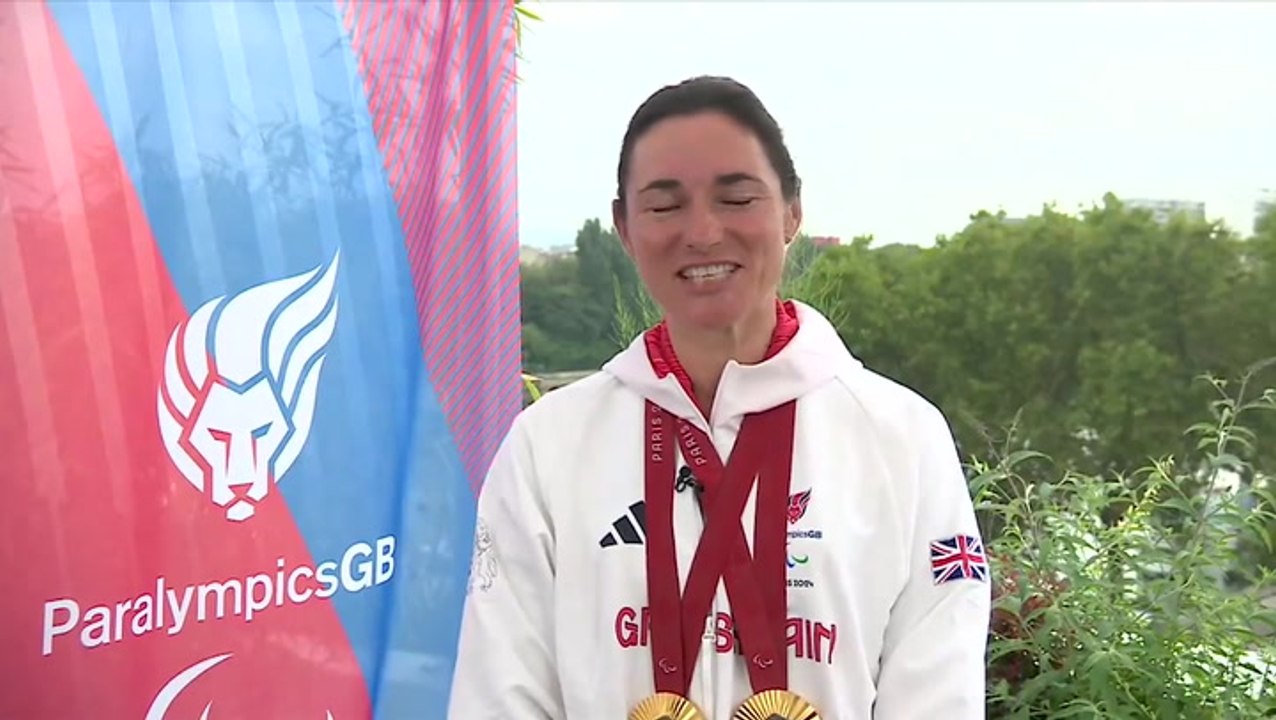 Sarah Storey celebrates 19th Paralympic gold medal 32 years since winning first