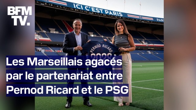 Les Marseillais agacés par le partenariat entre Pernod Ricard et le PSG