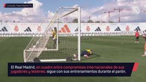 El ENTRENAMIENTO de un REAL MADRID en CUADRO