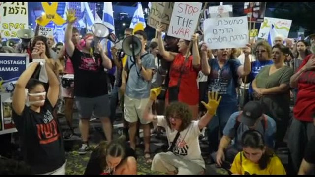 Tel Aviv, nuova manifestazione per chiedere il rilascio degli ostaggi