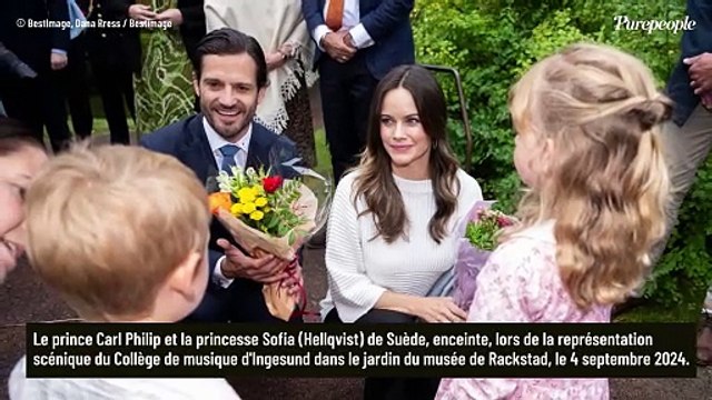 Sofia de Suède apparaît après l'annonce de sa 4e grossesse, elle semble vouloir cacher son ventre arrondi