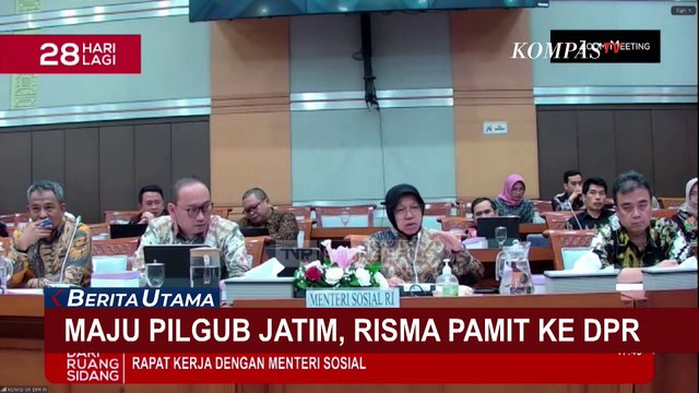 Maju Pilkada Jatim, Mensos Tri Rismaharini Pamit ke DPR