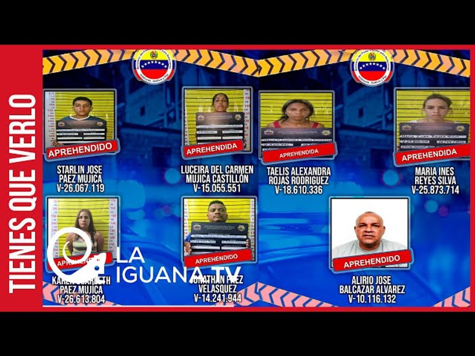 Nombres, apellidos y fotos: Acá los detenidos del megaoperativo en Las Tejerías donde cayó “El Koki”