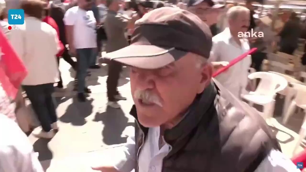 Sivas Kongresinde AKP Grup Başkanına tepki gösteren emekli: Anamızı b"llediler 23 senedir!