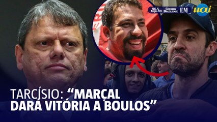 Tarcísio ataca Marçal em campanha