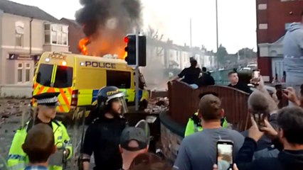 Southport Riot: British police try to get the intense situation under control
