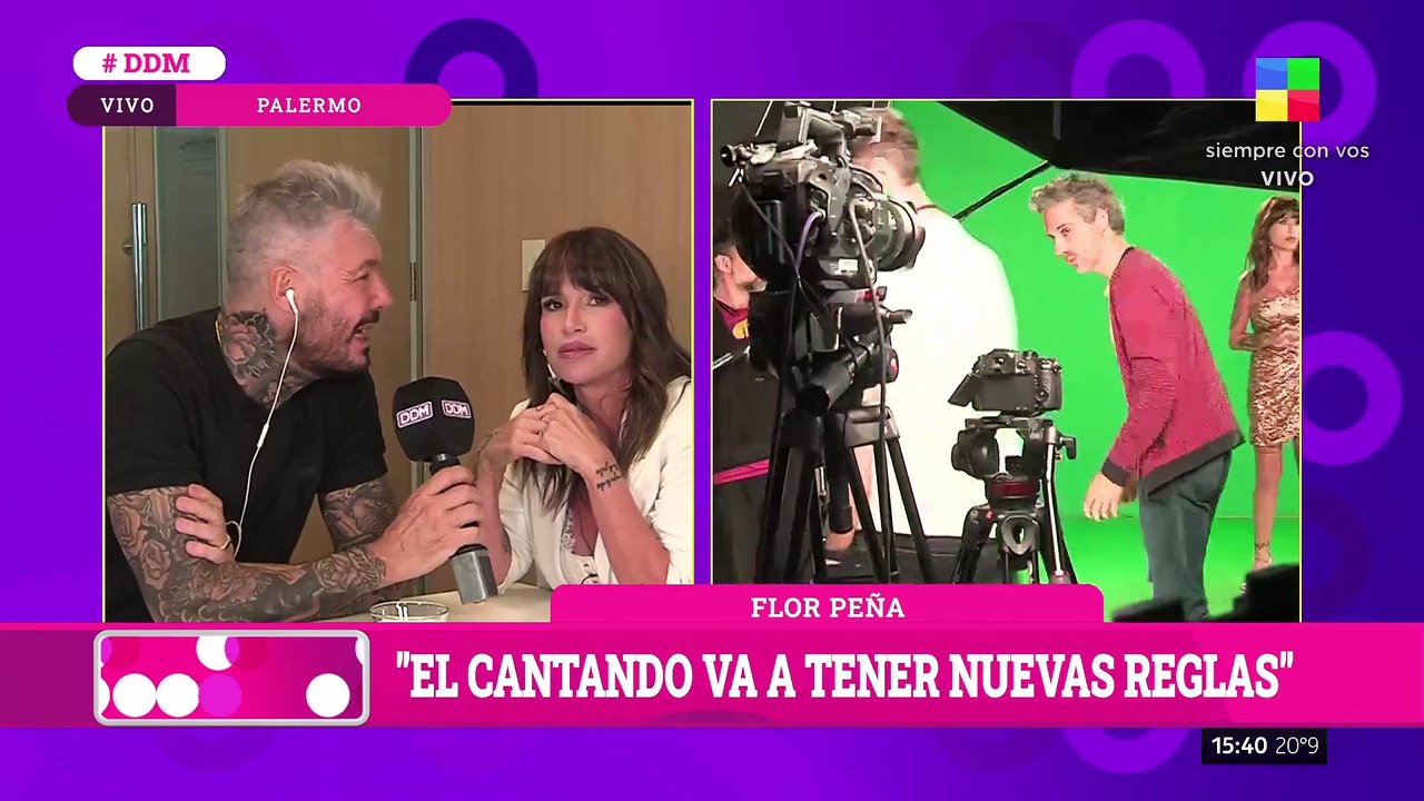  MARCELO TINELLI y FLOR PEÑA adenlantan dettalles del CANTANDO 2024