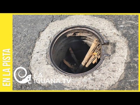 Botes de agua y peligroso hueco en plena autopista en Caracas: vecinos de San Agustín denuncian