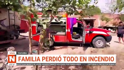Familia perdió todo en un incendio en Yacuiba