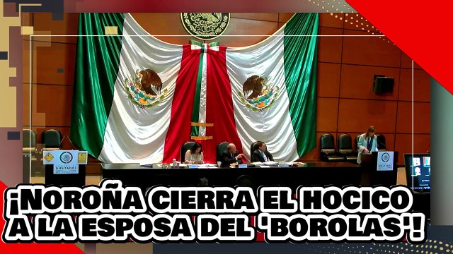 ¡VE! ¡Noroña le cierra el hocico a la esposa del “borolas” por atacar la reforma judicial de AMLO!