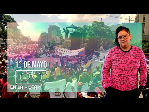 Aquí está Venezuela: Full gente en la marcha en Caracas para conmemorar el Día del Trabajador