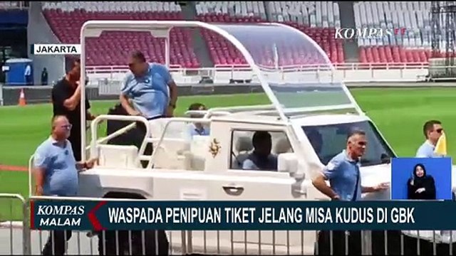 Waspada Penipuan Tiket Jelang Misa Kudus Paus Fransiskus di GBK!