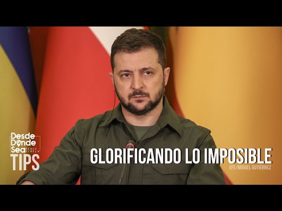 Lo borró después: Zelenski celebró el Día de la Victoria con imagen del fascismo