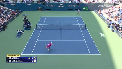 De Minaur aussi a pris 3 sets : comment Draper a dominé son quart de finale
