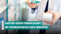 Farmacéutica alerta por falsificación de medicamento para tratamiento de diabetes