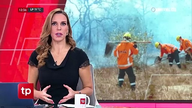 Fuego acecha a comunidades aledañas a Concepción; fuego supera los cinco metros de altura