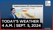 Today's Weather, 4 A.M. | Sept. 5, 2024
