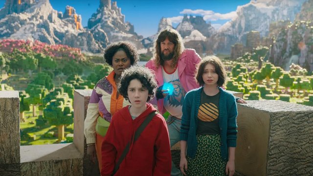 'A Minecraft Movie' Trailer: Jack Black Takes Jason Momoa and Danielle Brooks Under His Wing | THR News Video