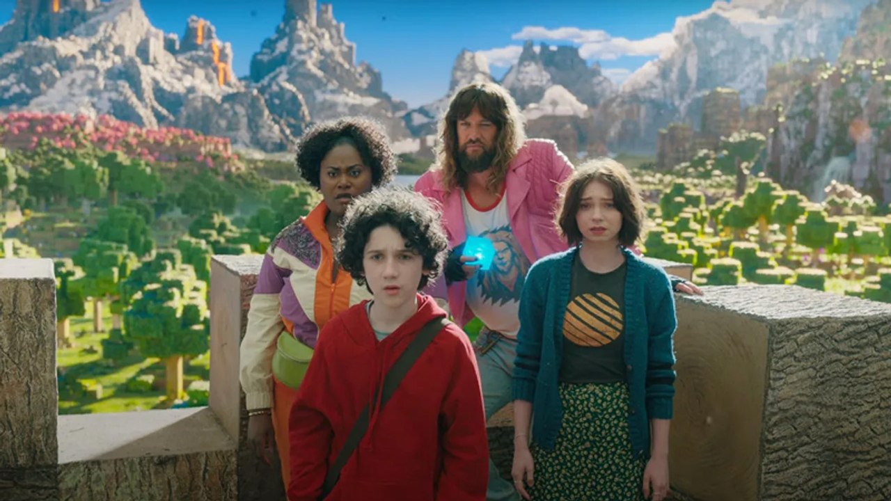 'A Minecraft Movie' Trailer: Jack Black Takes Jason Momoa and Danielle Brooks Under His Wing | THR News Video
