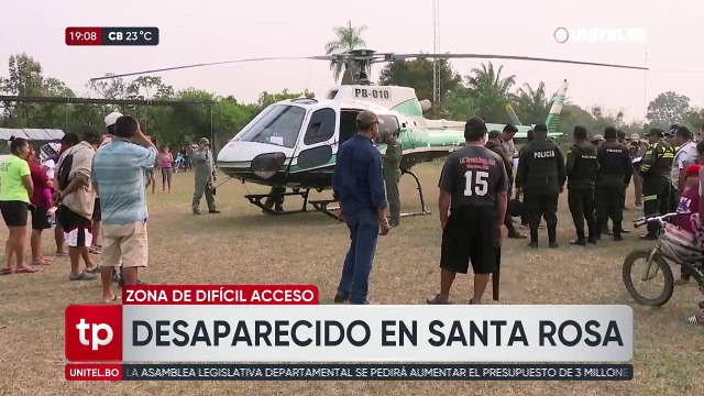 Pese a operativos de búsqueda, aún no dan con el paradero de un hombre desaparecido en Santa Rosa del Sara