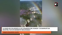 La visita de Colapinto a las Cataratas del Iguazú: 