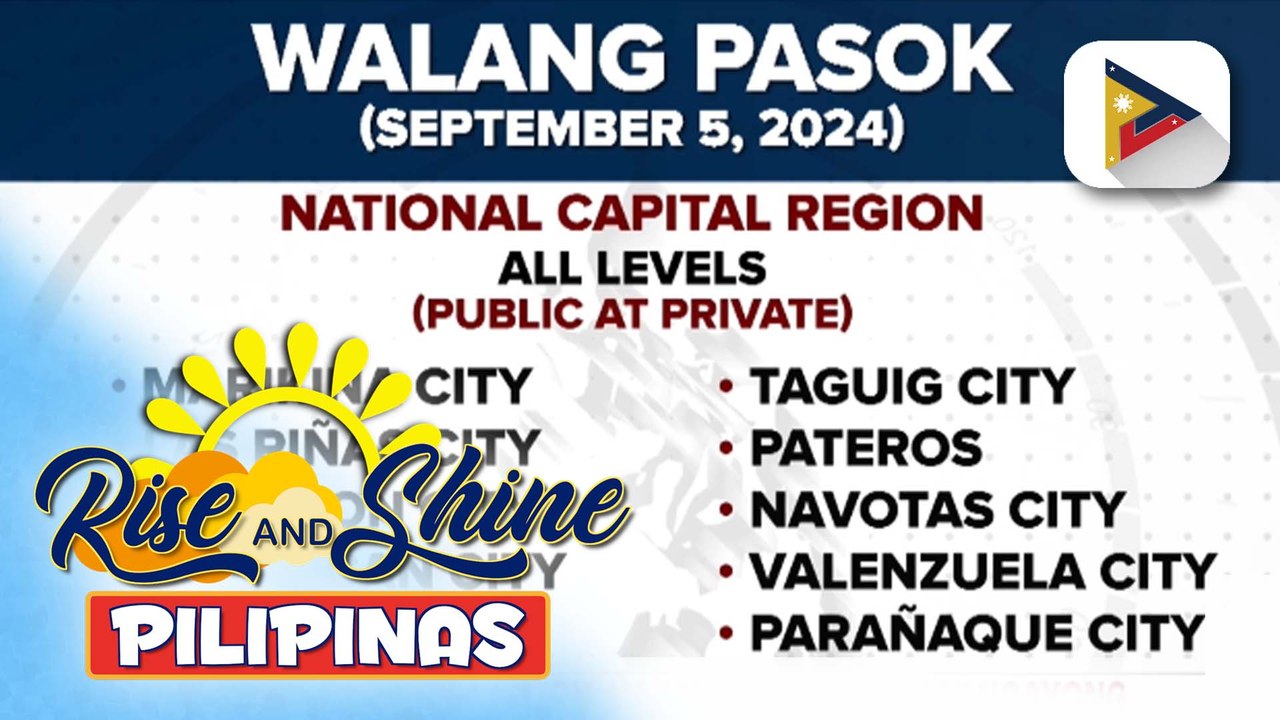 Ilang lugar sa Luzon, nagsuspinde ng klase ngayong araw dahil parin sa epekto ng hanging habagat