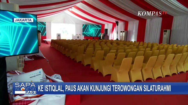 Situasi di Sekitar Masjid Istiqlal Menanti Kehadiran Paus Fransiskus, Penuh Sukacita Warga!
