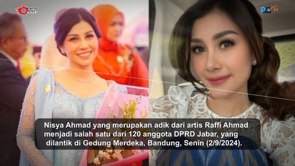 ADIK RAFFI AHMAD, NISYA AHMAD TIBA-TIBA DILANTIK JADI ANGGOTA DPRD JABAR, INI PENJELASAN KPU