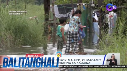 Ilang residente sa Brgy, Malued, gumagamit ng balsa para makarating sa kalsada | Balitanghali