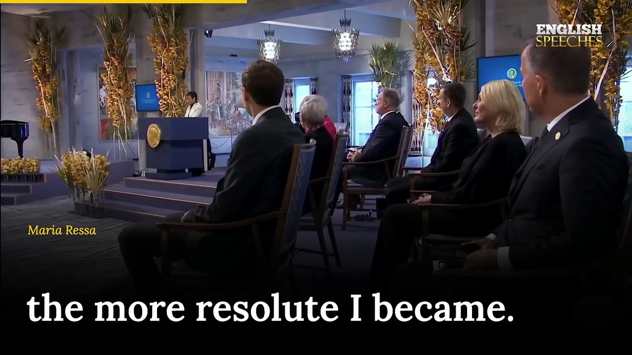 ENGLISH SPEECH _ MARIA RESSA- Defending Truth (English Subtitles)