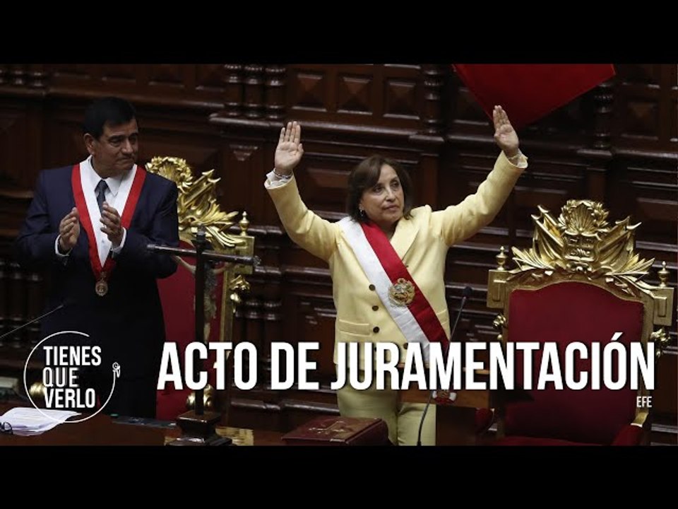 Discurso completo: Ya fue juramentada Dina Boluarte como nueva presidenta de Perú