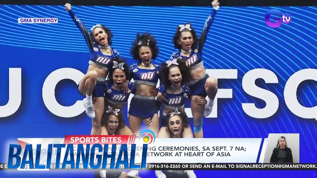 NCAA Season 100 opening ceremonies, sa Sept. 7 na; mapapanood sa GMA Network at Heart of Asia sa Sept. 8, 10:05 a.m. | Balitanghali