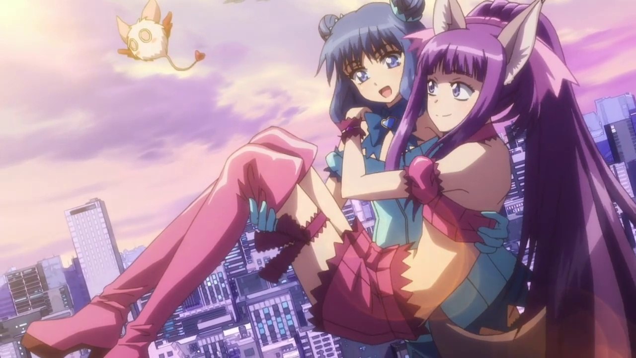 Tokyo Mew Mew New | Mew Mint & Mew Zakuro princess carry (no subtitles)