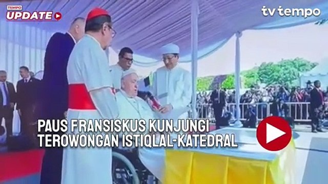 Paus Fransiskus Kunjungi Terowongan Istiqlal-Katedral, Teken Deklarasi Kemanusiaan