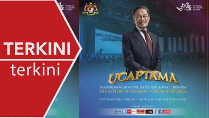 [TERKINI] PM Anwar sampai ucaptama di sesi Plenari EEF 2024 di Rusia hari ini