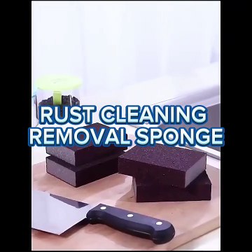 Kitchen Tools Rust Cleaning Removal Sponge Descaling Emery Cleaning Brush Silicon Carbide Descaling Cleaning Brush Stove Top Pot