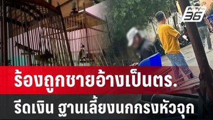 ตระเวนกรรโชกทรัพย์ เรียกเงิน 5 พัน อ้าง "นก" เป็นสัตว์ป่าสงวน | เที่ยงทันข่าว | 5 ก.ย. 67