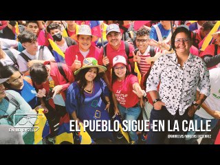 "Nuestro pueblo es soberano": Jóvenes marcharon este 12F en Caracas