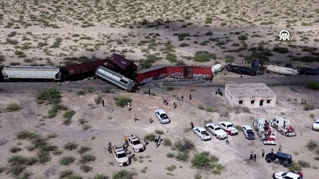 Meksika'da tren kazası çok sayıda yaralı var