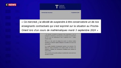 Guerre Israël/Hamas : un professeur d'université dérape
