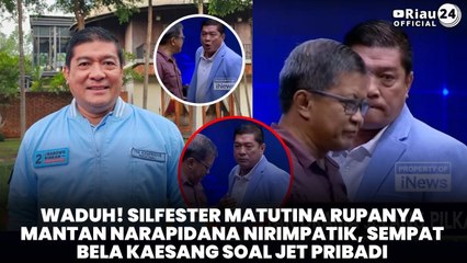 Waduh! Silfester Matutina Rupanya Mantan Narapidana Nirimpatik, Sempat Bela Kaesang soal Jet Pribadi