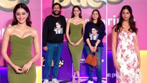 The Panday's - Ananya, Chunky & Bhavana With Suhana Khan Get Snapped For The Premiere Of Call Me Bae