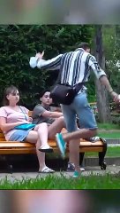 Tripping Over Nothing Prank  #comedy #funny #pranks on the pool