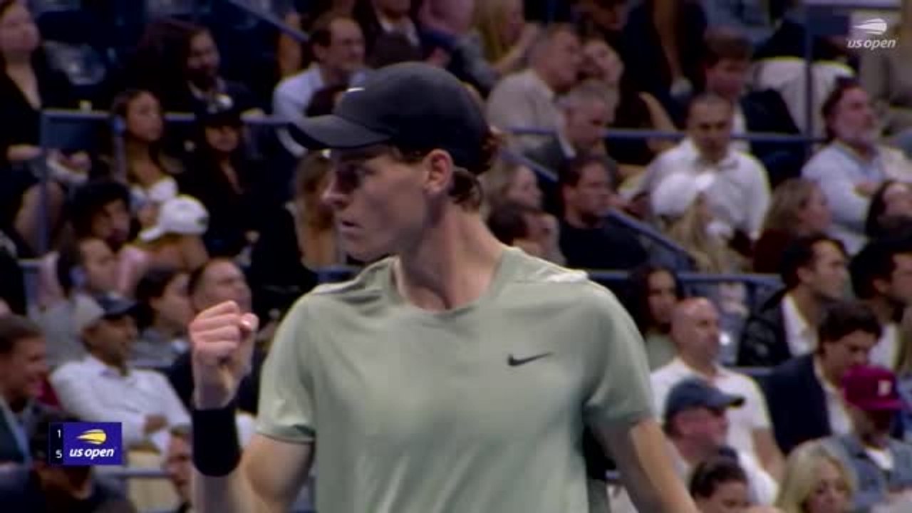 Sinner shrugs off Medvedev at US Open