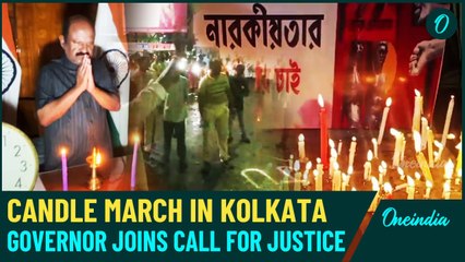 RG Kar Hospital Case: Kolkata’s Candle March, Governor Steps In, Echoes Justice Call| Watch