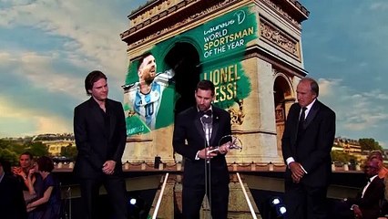 Lionel Messi nommé sportif mondial de l'année aux Laureus !