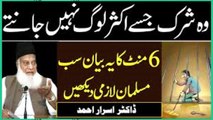 Shirk Kya hai By Dr Israr Ahmed The Real Knowledge